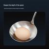 Stainless Steel Stir-fry Ladle with Wooden Handle