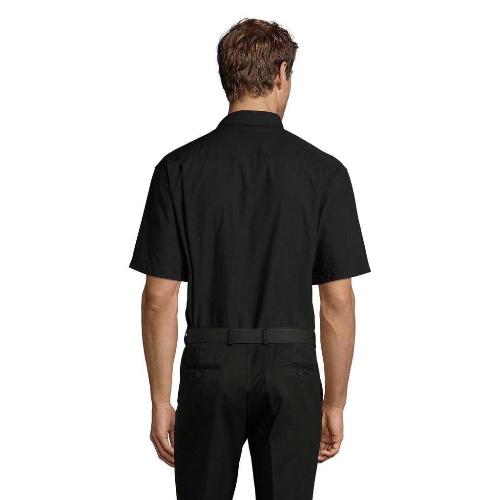 SOLS Mens Bristol Poplin Short-Sleeved Shirt