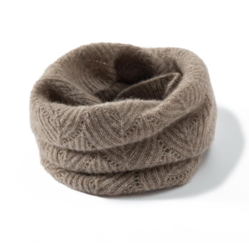 100% reines Kaschmir Verdickter Zopfmuster Halswärmer - Warmer Winter Unisex Schal