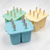 Nontoxic Silicone Ice Lolly Maker Mould 6 Cavity Popsicles Molds For Kids Party Supplies And Homemades Freezing Treats