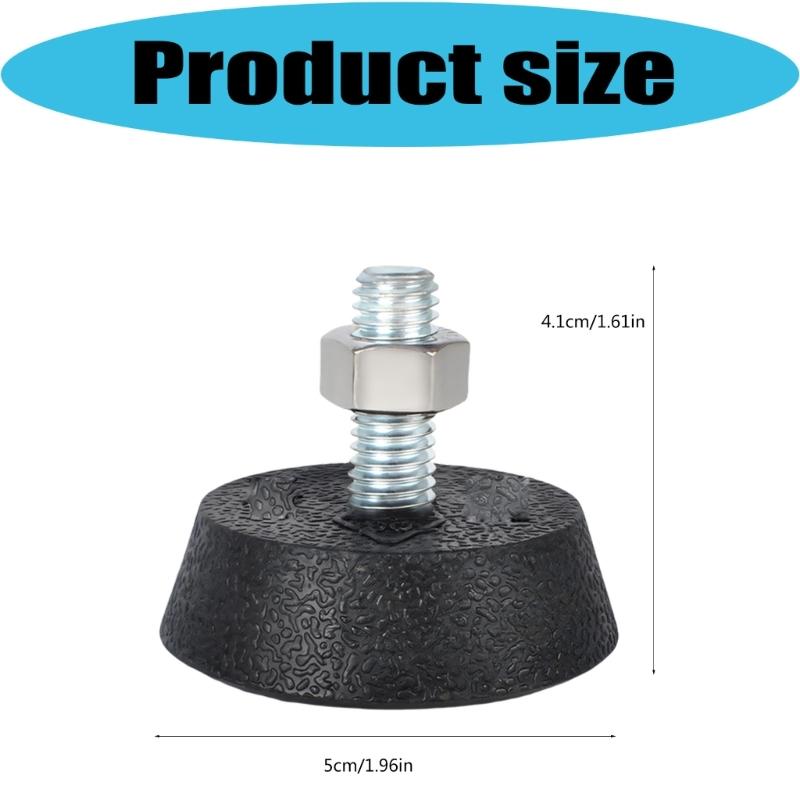 Regulable Bed Risers With Nonslip Base Replacement Heavy Type Fitness Equipment Leveling Feet Pad For Furniture Legs