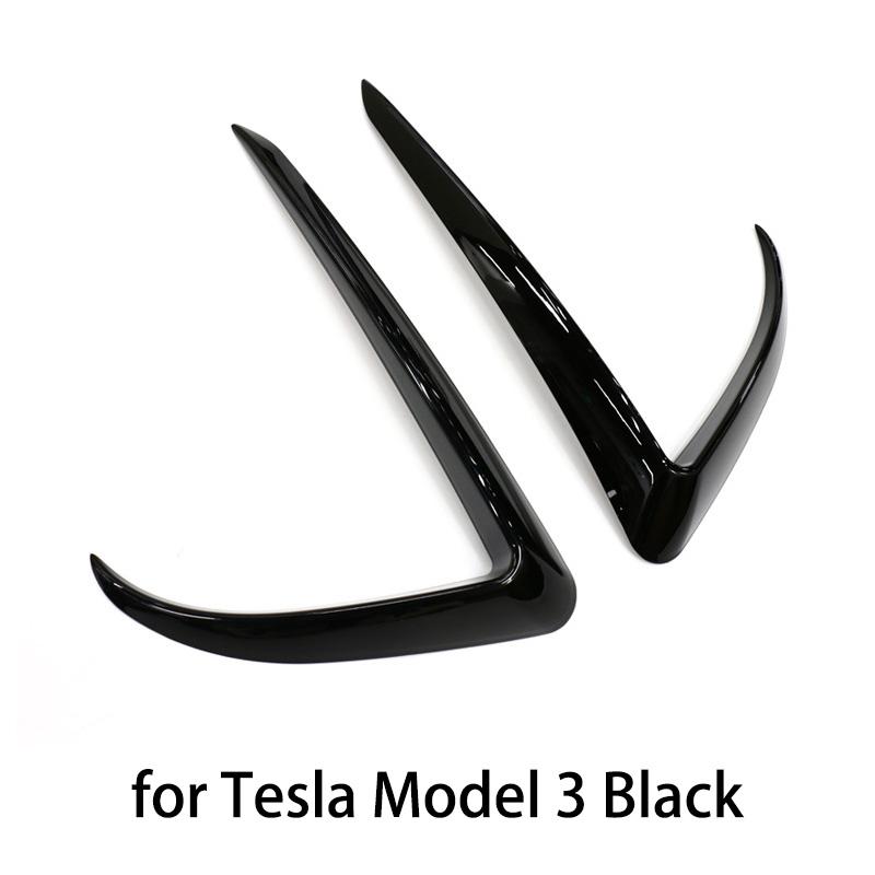 

Накладка на переднюю противотуманную фару для Tesla Model Y/3, накладка на бампер Wind Knife, карбоновый вид, отделка Blade, свет, украшение на спойлер
