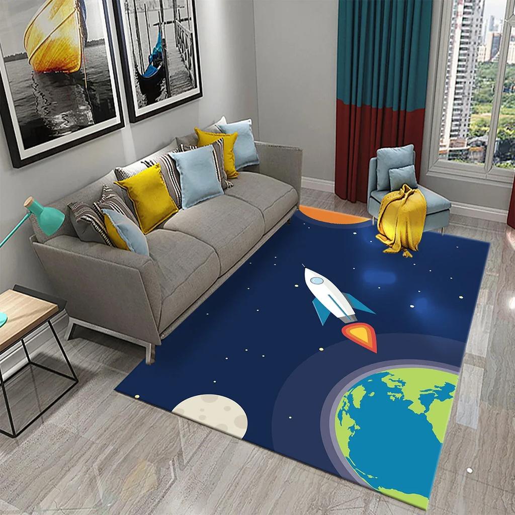 3D Background Stars Minimalist Carpet for Kitchen Living Room Bedroom Decor Floor Rug Toilet Bathroom Mat Doormat Mat Carpets