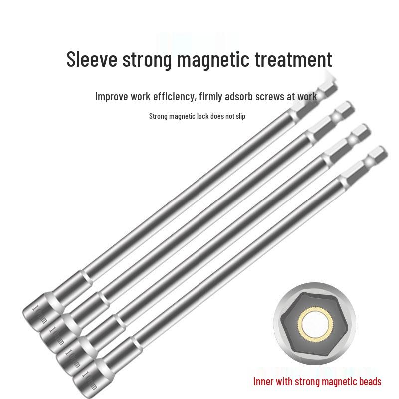 Magnetic Impact Wrench Socket Hex Bit for Electric Drill & Pneumatic Screwdriver