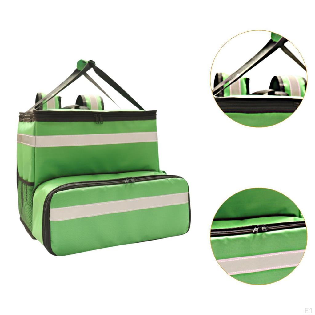 Izolowany plecak do dostawy jedzenia Duża pojemność Torba cateringowa Przenośny Pojemnik na pizzę