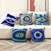 Funny Lucky Evil Eye Pillow Cover Sofa Cushion Cover Home Room Decoration Children Gift