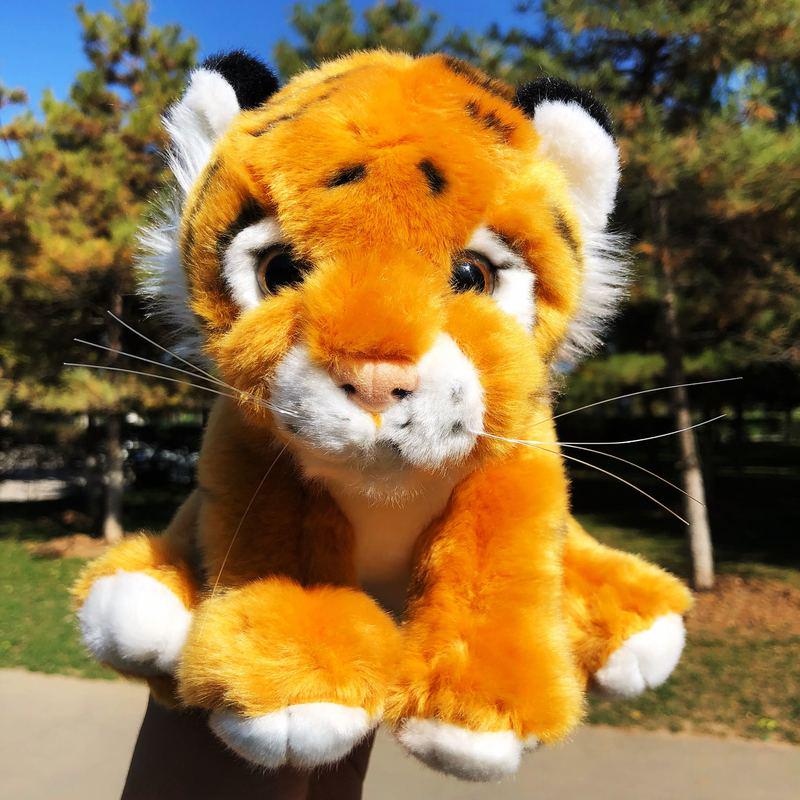

Имитация детского тигра, плюшевая кукла, плюшевые игрушки, милая белая кукла тигра, детские подарки на день рождения 16cm