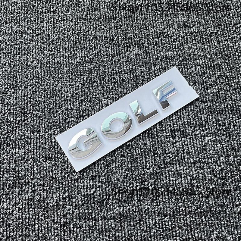 GJWPC1 Car Hood Front And Rear Tail Mark Front Grille Logo Rear Compartment Badge Sticker Replace For VW Golf Car MK4 Golf5 6 7 7.5