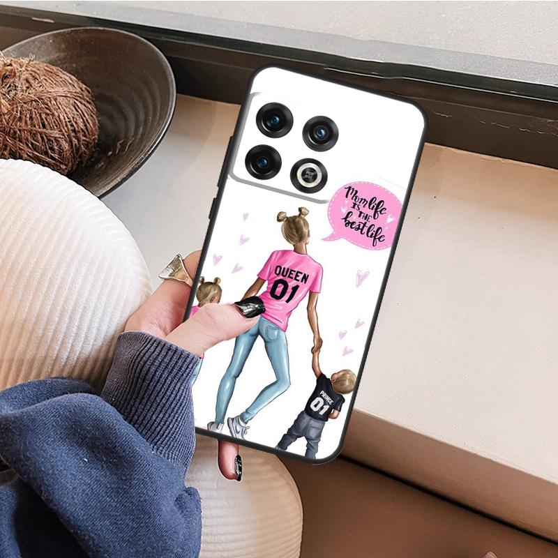 SUPER MOM MUM MAMA BABY Phone Case For OnePlus Nord CE 2 3 Lite 2T N10 N20 N30 OnePlus 11 10T 8T 9RT 10R 8 9 10 Pro