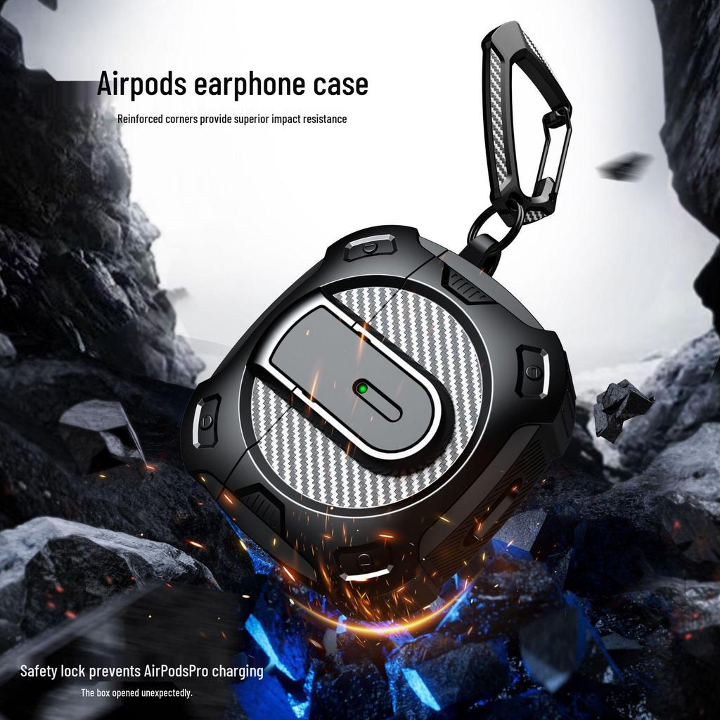 Apple AirPods Pro (2. Gen) Sturzsichere Schutzhülle mit Schnalle für AirPods 3. Generation