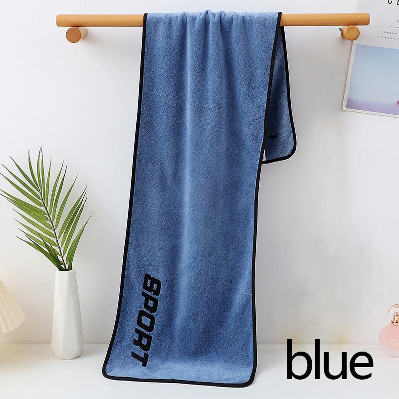 Toalla deportiva de fibra ultrafina de secado rápido para gimnasio, yoga, toalla absorbente de sudor, toalla de playa bordada para hombre y mujer 30x110cm