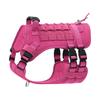 Wear-resistant Tactical Chest Strap Outdoor Waterproof Explosion-proof Punching Traction Rope Medium Large Working Dogs Training Vest with Handle