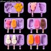 Silicone World DIY Ice Cream Silicone Molds Homemade Handheld Popsicle Mold Cheese Stick Mold Ice Pop Ice Tray With Lid