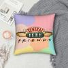 Friends TV Central Perk Pillowcase Merch Printing Cushion Cover  Pillow Covers Car Decoration Zippered Multi-Size