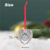 Aug. Angel Wing Shape Blank Hot Transfer Printing Sublimation Ornament Decoration For Christmas Tree Decor Xmas Party
