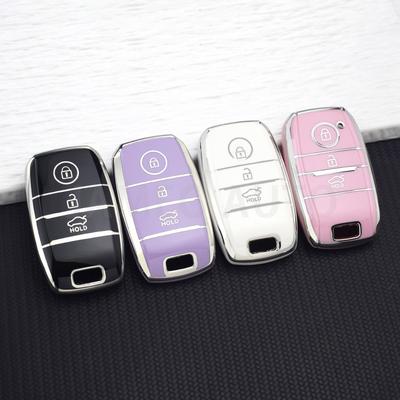 3 Buttons TPU Car Remote Key Case Cover for Kia K5 K3 K2 Sportage Cerato Sorento Optima Rio Soul Sedona Picanto Key Fob Holder