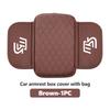 For Mazda Car Center Console Protector Cover Leather Armrest Box Cushion Pad CX5 MX5 CX7 Axela MS CX30 CX90 CX60 CX50 2 3 6 5