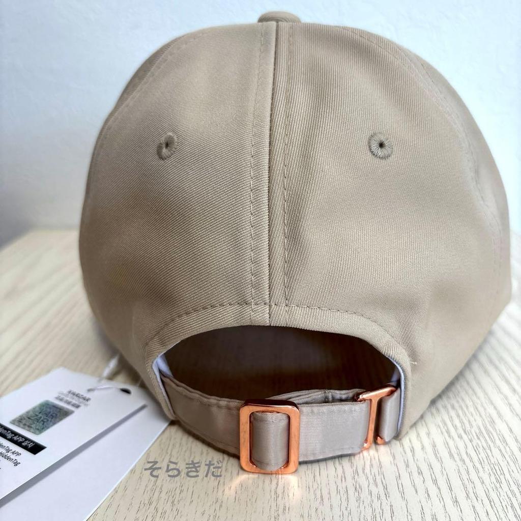 [USED] Limited-time Offer: VARZAR 643 Genuine Beige Cap In Rose Gold. Used by Mina.