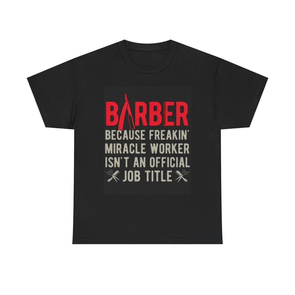 

Barber Graphic T Shirt Gift Funny Vintage Unisex Heavy Cotton Tee XL