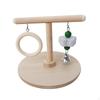 Parrot Play Stand, Perch Wooden Bird Training Cage Toy for Cockatiels,