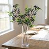 Green Leaves Artificial Blueberry Fruit Faux Good Luck Fruits Luxury Simulation Fruit Tree Plastic Realistic Fake Plants