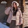 XueZhongFei Women's Short Hooded Down Jacket