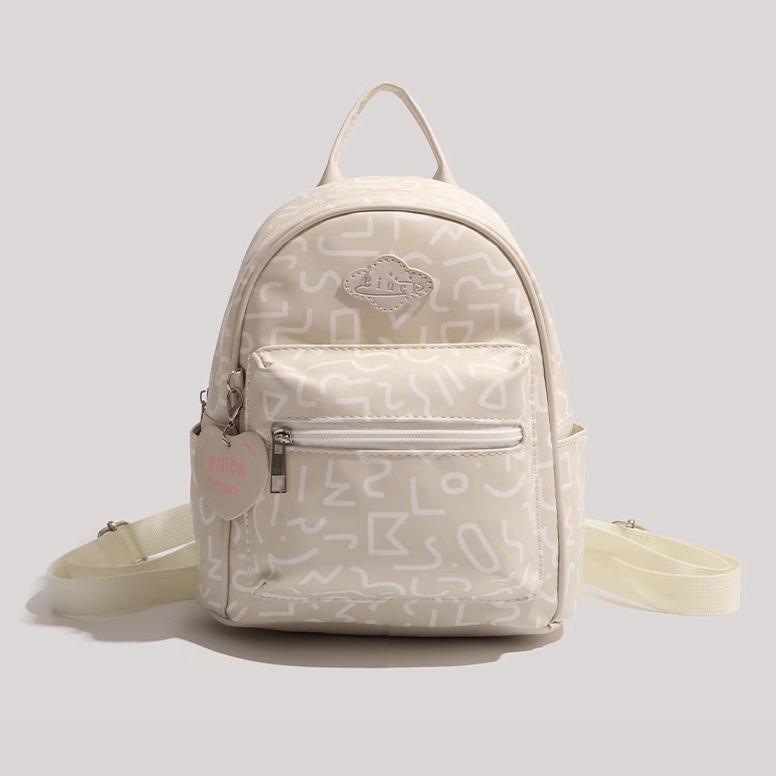 2025 New Cute Girl Backpack Design Sense Small Backpack Travel Lightweight Versatile Fashion Small School Bag