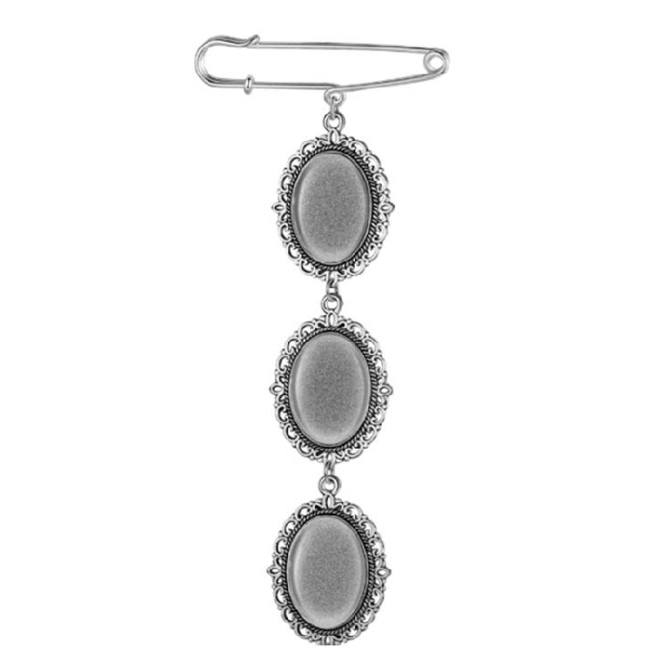 Classical Photo Holder Brooch Suitable for Clothing Suit Shirt Scarf Hat Bags