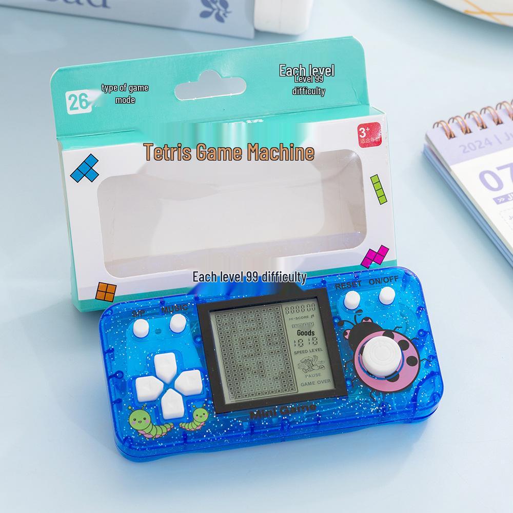 Classic Retro Handheld Tetris Game Console for Kids