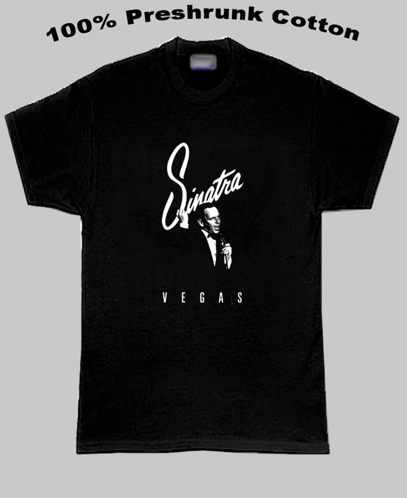 Frank Sinatra Vegas Singer T Shirt Mens Womens Tees Top 3XL