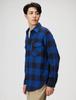 Lee Official Work Check Size Size Men's Shirt, Pattern, 3, S, LM7233-142