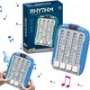 Electronic Music Rhythm Puzzle Game Machine Interactive LED Light Up Educational Toys For Kids Travel Party Table Games Gifts