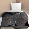 Super Shiny Bilibili Full Drill Custom Fisherman Hat Empty Top Hat Light Luxury Ladies Hat Summer Fashion Sun Hat
