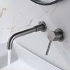 Concealed Wall-Mounted Two-Piece Set Modern Basin Bathroom Sink Embedded Basin Faucet