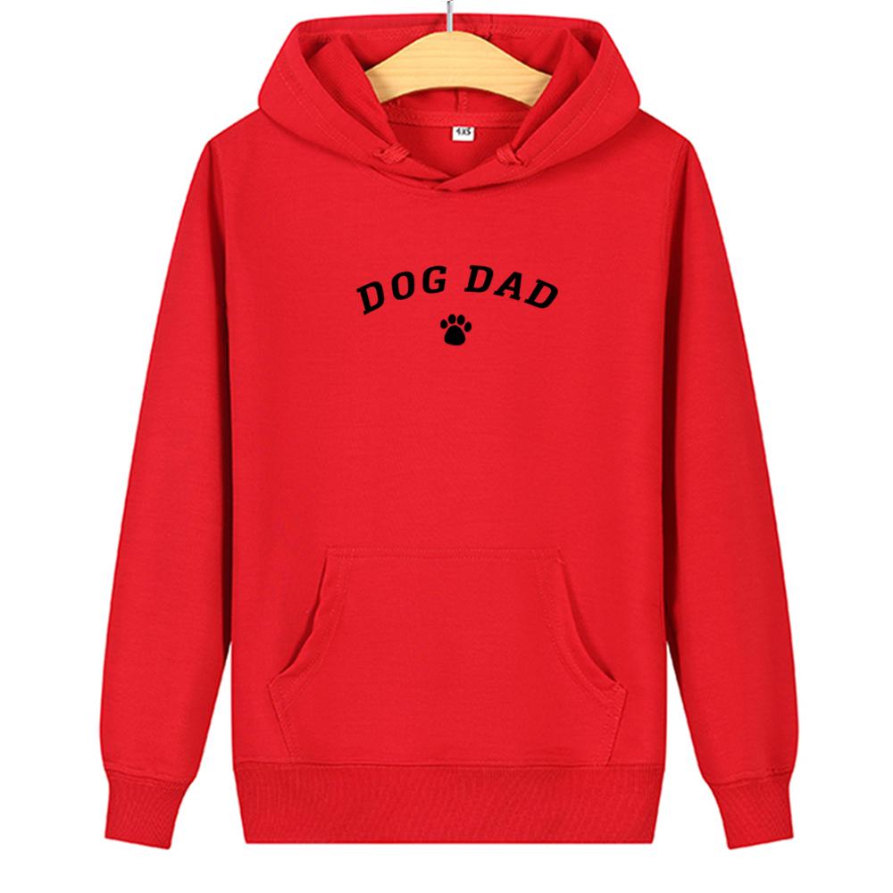 Casual Sweatshirt Matching Clothes for Couples Kpop Lovers Autumn Men Women Hooded Pullovers Dog Dad Mom Print Hoodies
