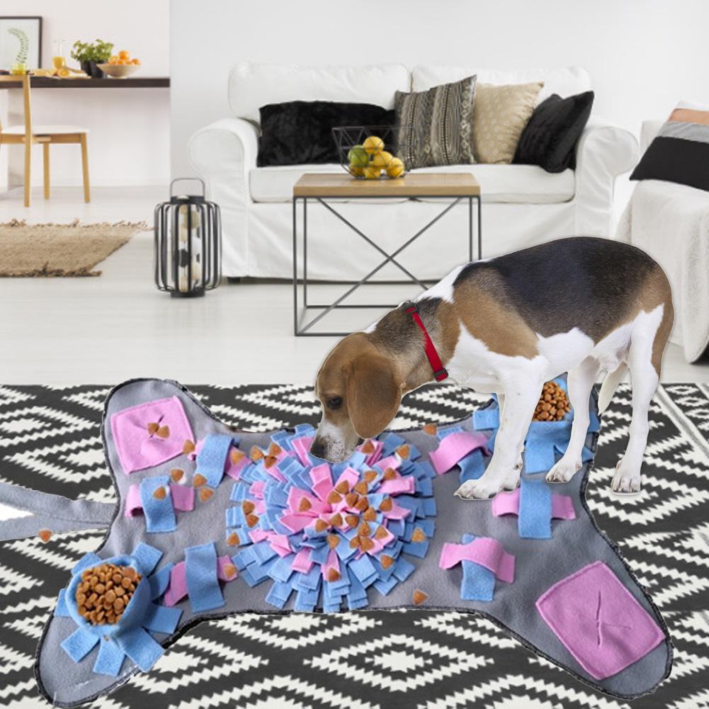 dog bone feeding mat