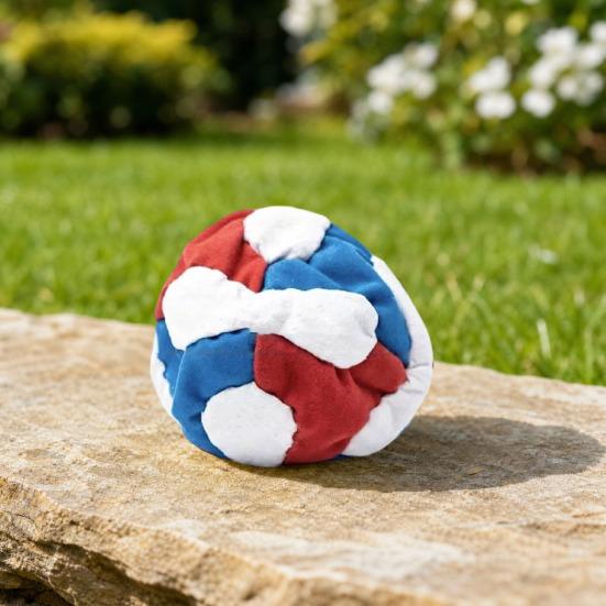 Yousheng Creative World Footbag, Handmade Juggling Balls for Kids Adults, Soft Kicking Toys for Outdoor Game, Collection Sandbag Toy