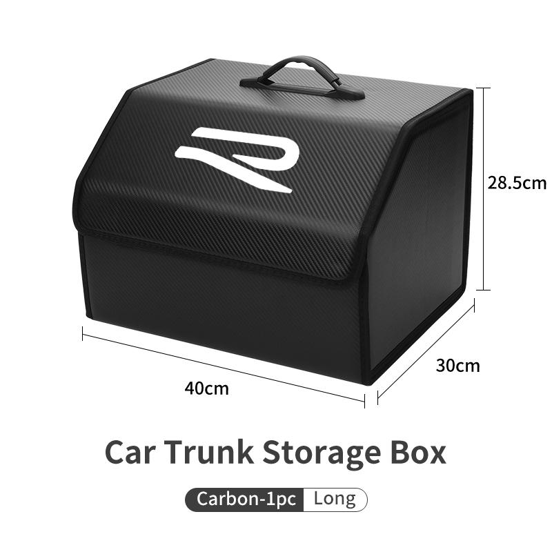RFKNG1 Car Trunk Storage Box Carbon Tool Organiser Multi-Use Storage Bag For Volkswagen VW Golf Jetta Passat mk4 mk5 mk6 CC Golf 5 7