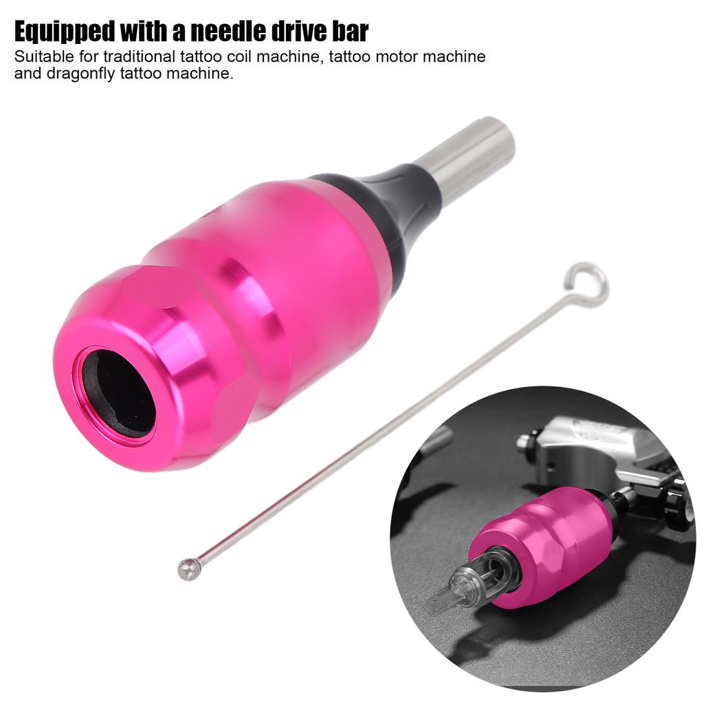 Cartridge Tattoo Grip Aluminum Alloy Needle Length Tattoo Machine Handle Grips with 95mm Needle Drive Bar