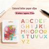 Colorful 26-Piece Letter Paperclip & Bookmark Set - Office & Planner Supplies