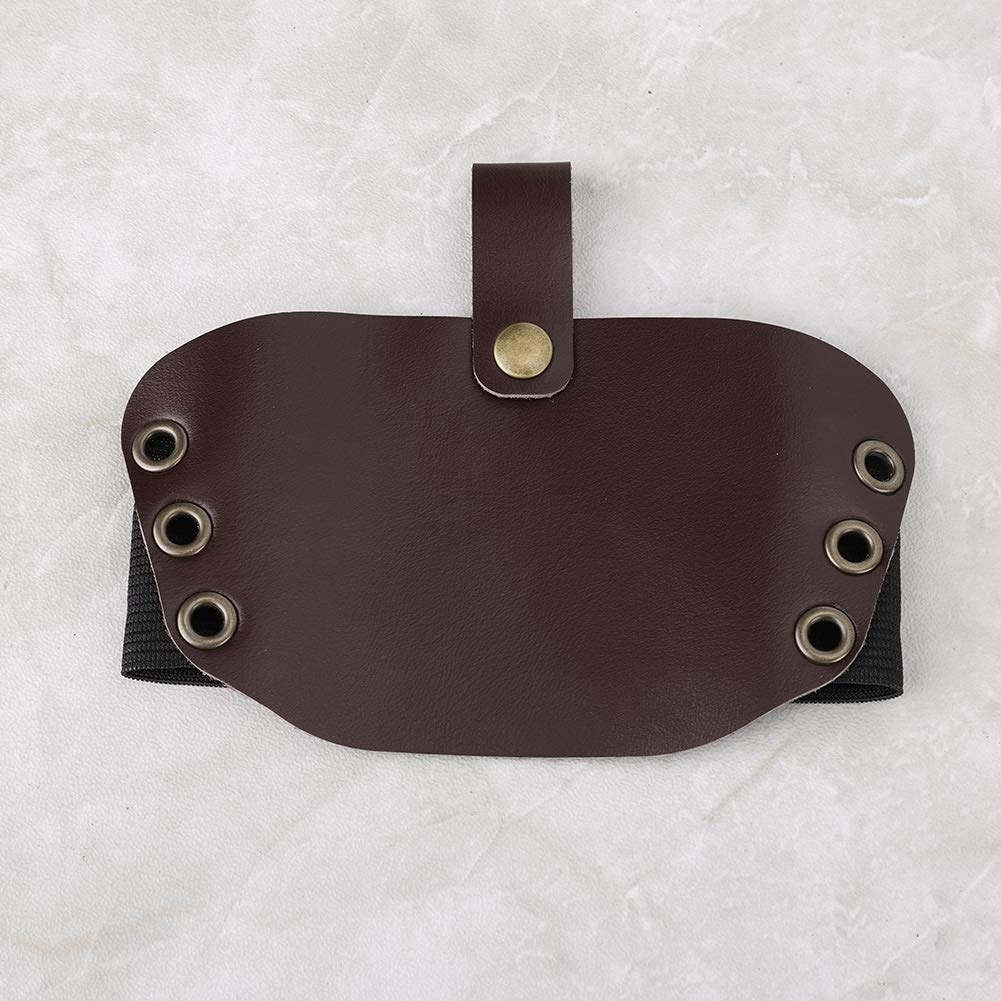 Shift Pad Protector Shift Guard Shoe Protective Cover PU Material Easy Installation Anti-Scratch Anti-Slip Driver Brown