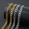 Collana a catena cubana NK in acciaio inossidabile per uomo donna Curb gioielli cubani 4/5/6/8 mm