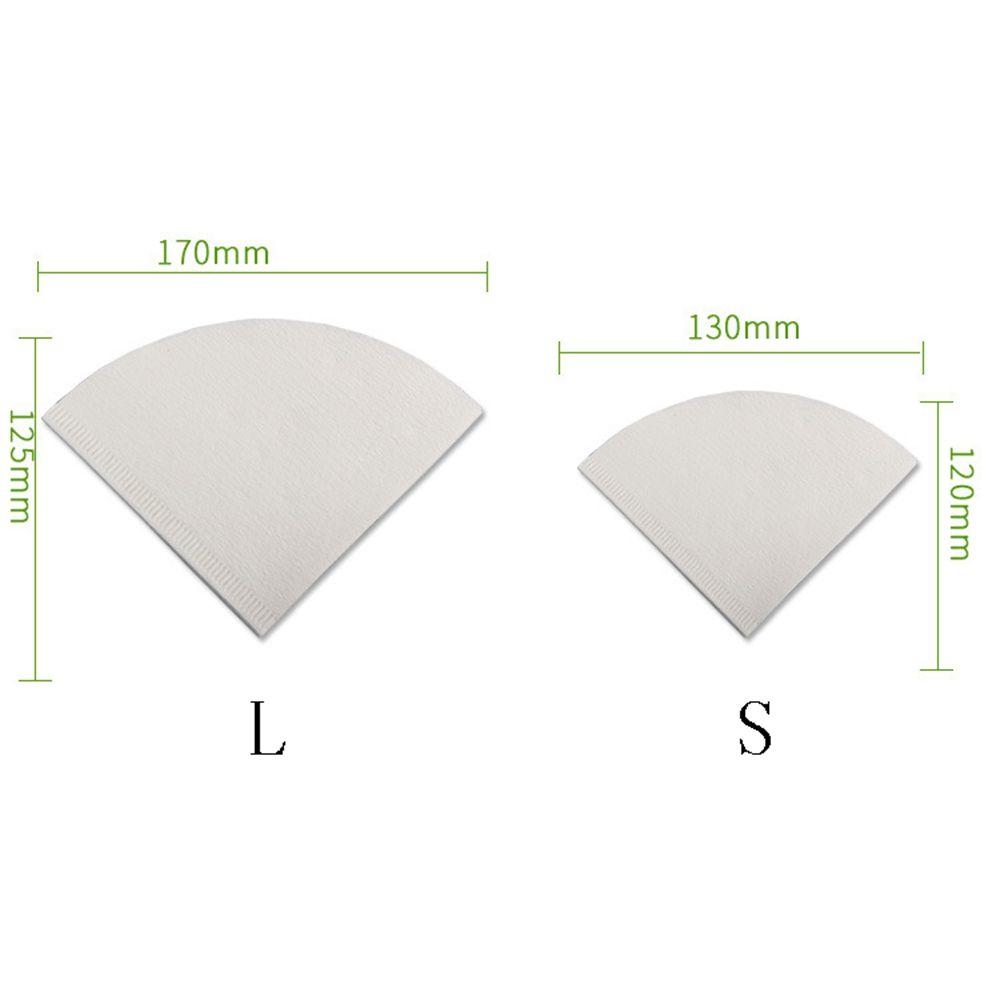 No Odor Natural Large Drip Coffee Strainers Coffee Filter Paper Kitchen Tools Coffee Accessories