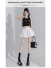 Women's 2024 Autumn Wide-Leg Elastic Waist Pumpkin Bloomers Shorts