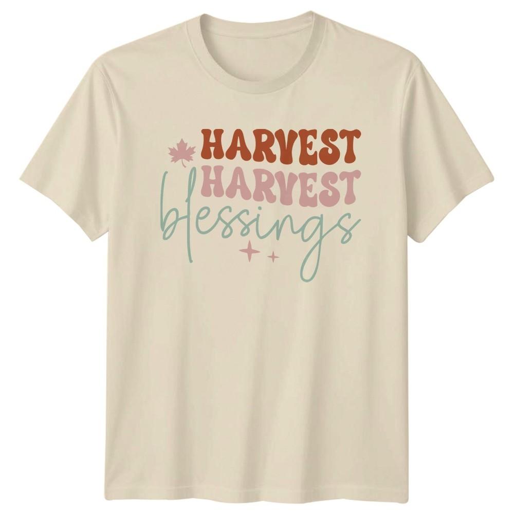Harvest Harvest Blessings TShirt Fall Thanksgiving Gift For Him And Her