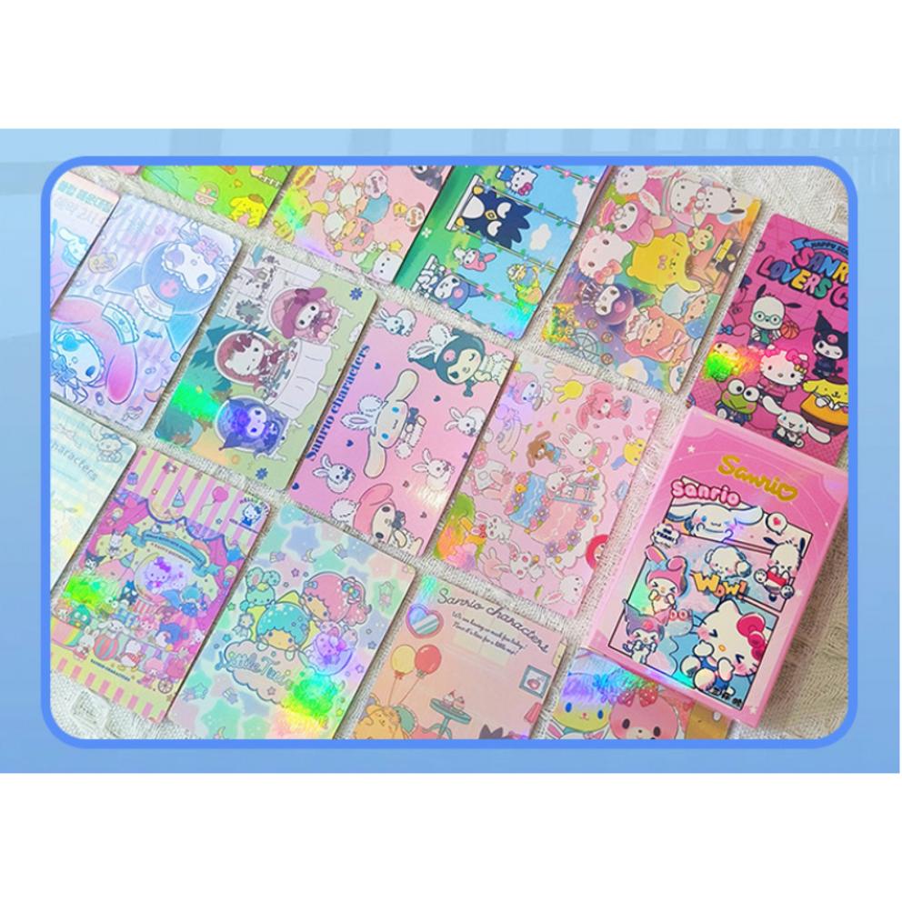 Mapsiai Sanrio-figur 55-ark holografiska varor fotokort, My Melody, 1 styck