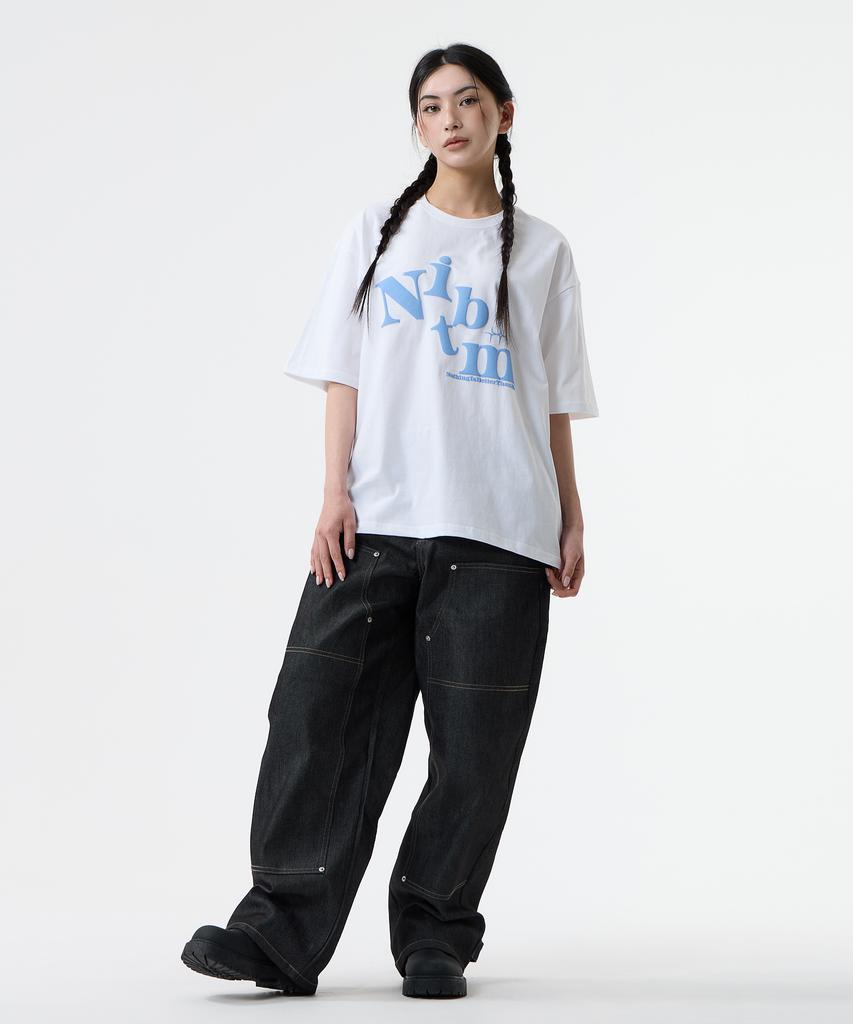 Nasttingijeubeleoldaenmi Big Logo Tee_White