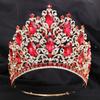 DIEZI New Arrival Princess Big Crystal Crown For Women Wedding Bridal Bride Luxury Elegant Queen Tiara Crown Hair Accessories