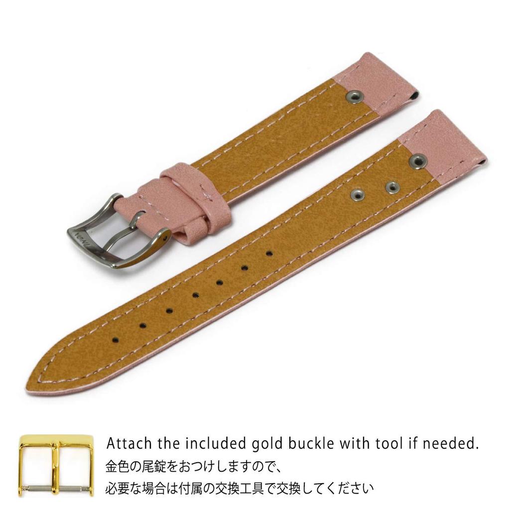 MORELLATO Synthetic Leather Watch Strap GARDEN 16 mm Pink with Replacement Tool D5257C47087016 [Official Import]