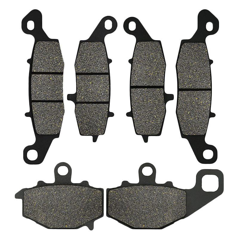 Motorcycle Front Rear Brake Pads for Kawasaki KLE 650 Versys 07-14 EX650 Ninja 650 ER6F ER650 ER6N 06-16 Z750 Z750S ZR750 04-07
